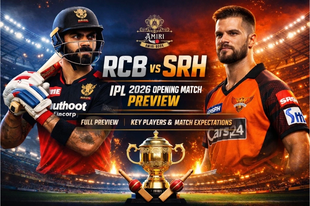 RCB vs SRH IPL 2026 Banner